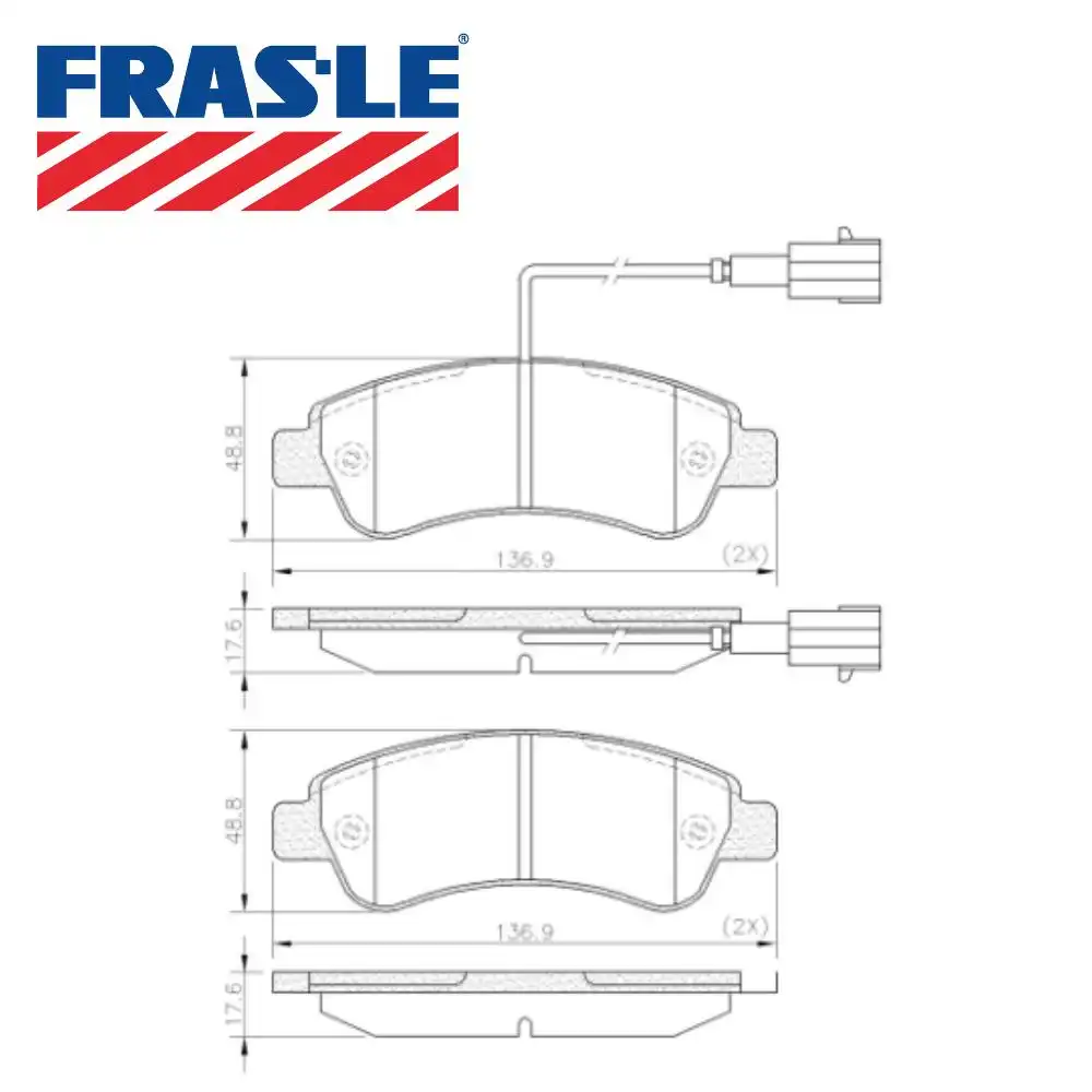 PASTILHA FREIO TRASEIRO CITROEN JUMPER 2.0 2018 ACIMA