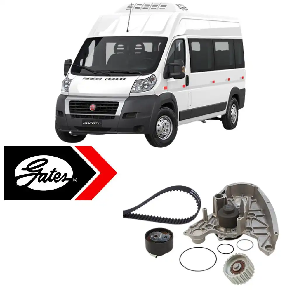 KIT CORREIA DENTADA DUCATO 2.3 16V 2010 A 2023 COM BOMBA DAG