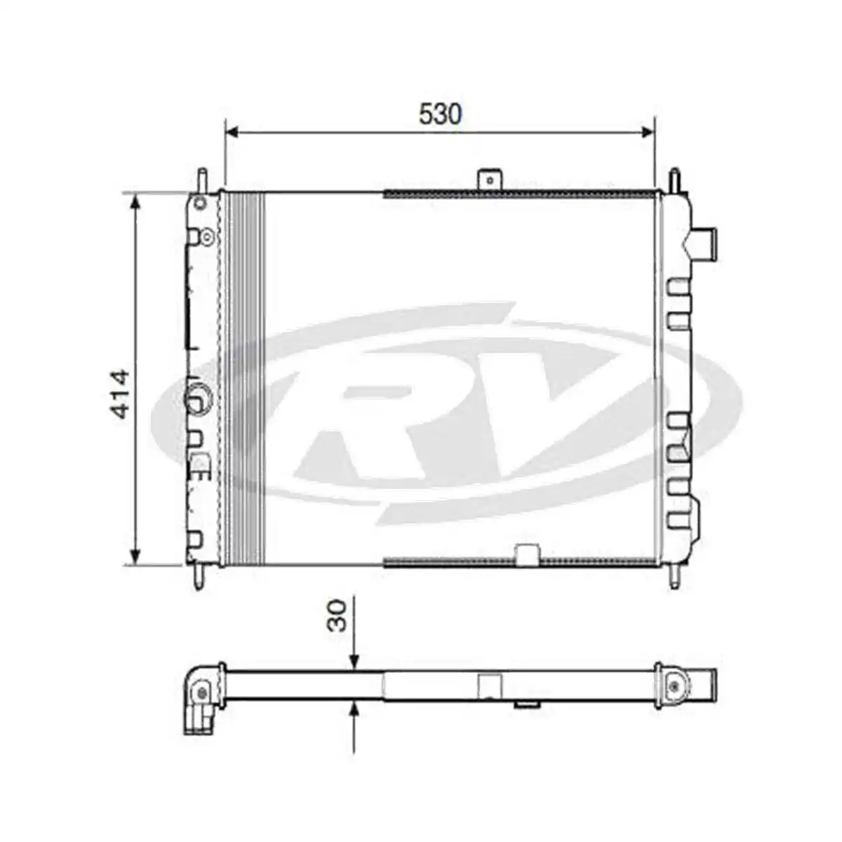 RADIADOR MONZA 1.6 1.8 2.0 1982 A 1990 COM E SEM AR