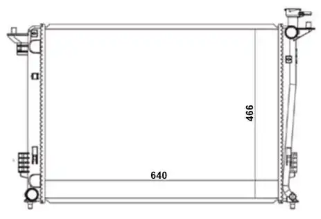 RADIADOR HYUNDAI IX35 SPORTAGE 2.0 2011/