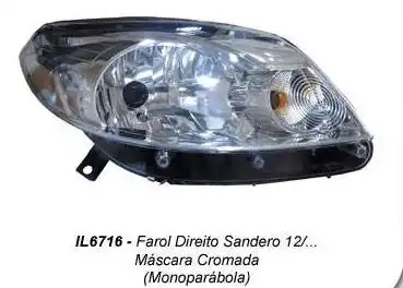 FAROL RENAULT SANDERO 11/ DIR