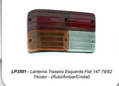 SINAL TRAS FIAT 147 C/ SOQUETE ESQ TRICOLOR