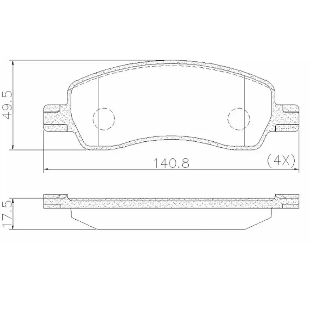 PASTILHA FREIO DIANTEIRA FIAT PULSE DRIVE 1.3 2022 ACIMA