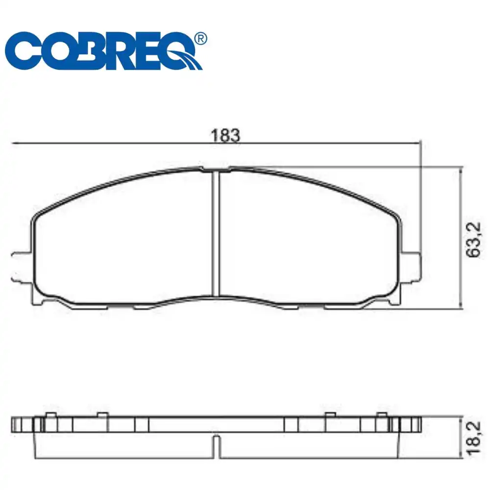 PASTILHA FREIO DIANTEIRA DODGE JOURNEY 2012/ SISTEMA AKEBONO
