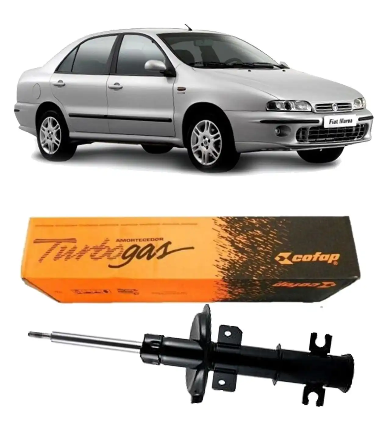 AMORTECEDOR DIANTEIRO FIAT MAREA 1.6 1.8 1999 A 2008