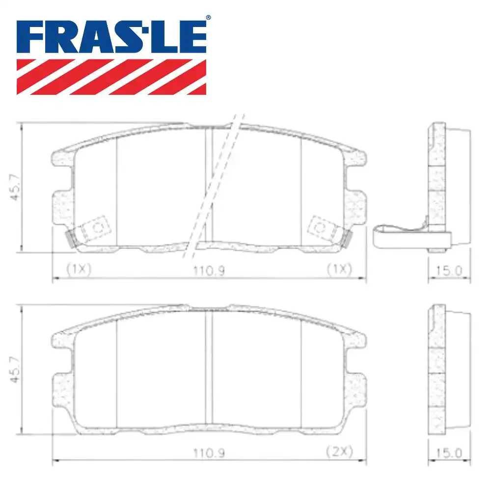PASTILHA FREIO TRASEIRA CAPTIVA 2.4 16V 2006/