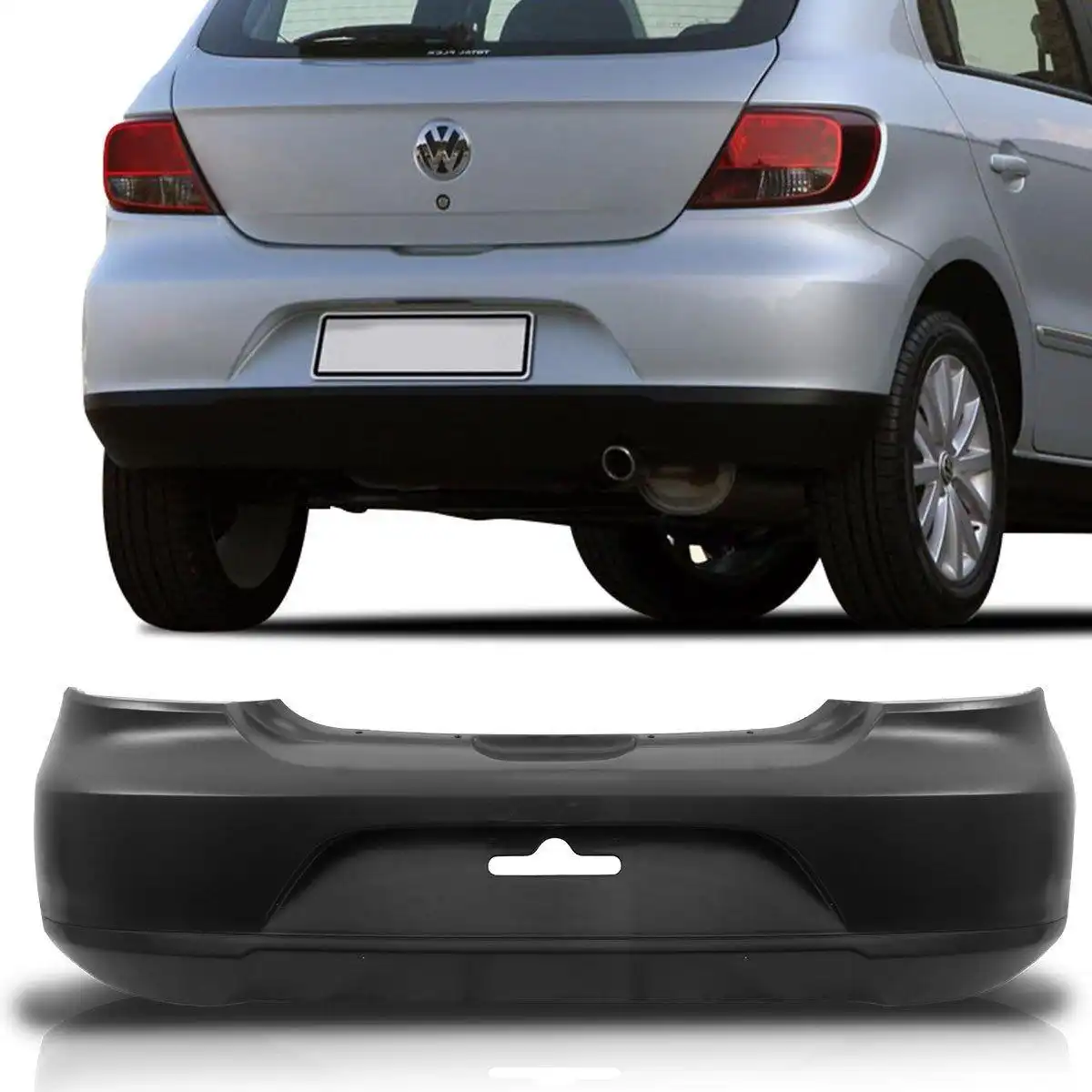 PARACHOQUE TRASEIRO GOL G5 2009 A 2012 PRETO LISO