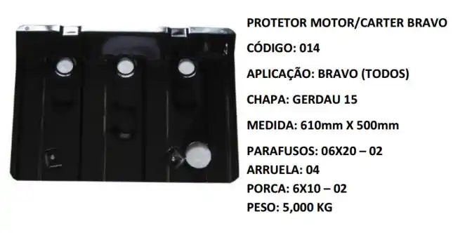PROTETOR MOTOR FIAT BRAVO