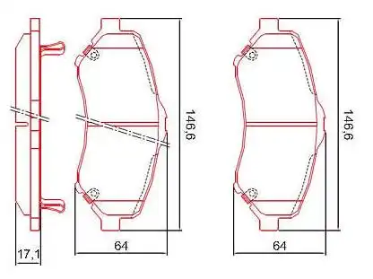 PASTILHA FREIO DIANTEIRA FIAT FREEMONT 2.4 16V 2011/