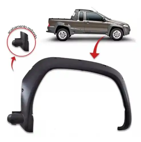 MOLDURA PARALAMA FIAT STRADA ADVENTURE/LOCKER 09/ DIANT DIR