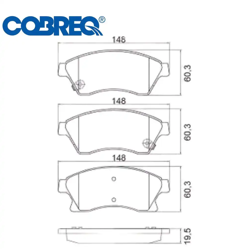 PASTILHA FREIO DIANTEIRA CRUZE 1.8 16V 2012 A 2016 CERAMICA