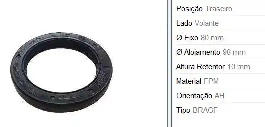 RETENTOR VOLANTE MOTOR CORSA 1.0,1.4,1.6 1.8 94/