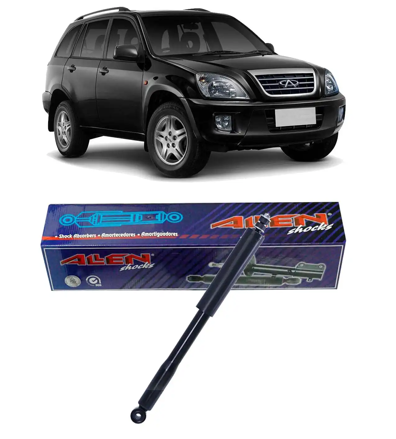 AMORTECEDOR TRASEIRO CHERY TIGGO 2009/