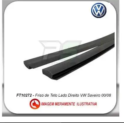 FRISO TETO SAVEIRO GIII 2000 A 2008 DIR