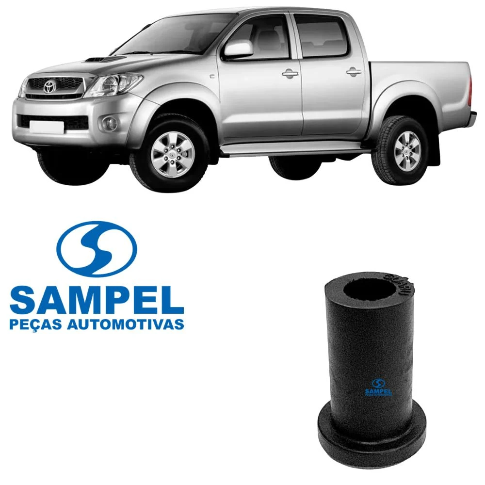 BUCHA FEIXE MOLA TRAS TOYOTA HILUX 05/ PTE GRANDE (JUMELO)