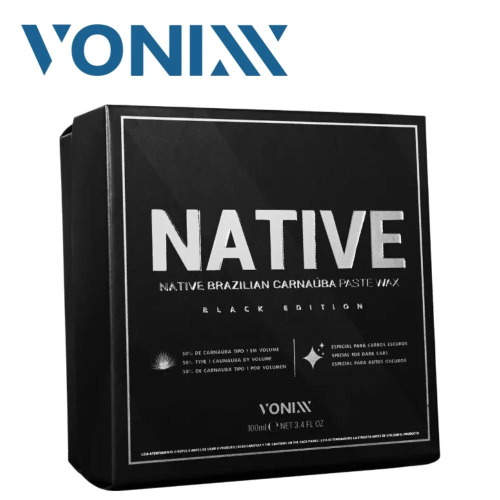 CERA DE POLIR NATIVE BLACK WAX CARNAUBA 100ML