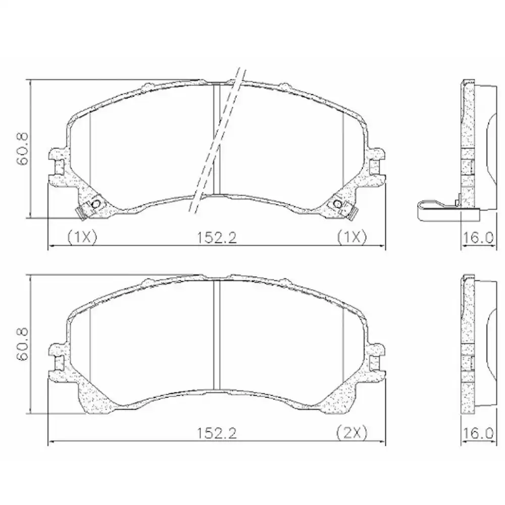PASTILHA FREIO DIANTEIRA S-10 2.5 2.8 2017 A 2021 CERAMICA