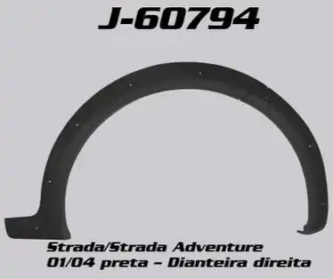 MOLDURA PARALAMA FIAT PALIO WEEKEND ADVENTURE 01/04 DIANT DI