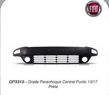 GRADE PARACHOQUE DIANT FIAT PUNTO 13/17 CENTRAL