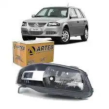 FAROL GOL GIV 06/ DIR MASCARA NEGRA C/ MOLD PISCA CROMADO