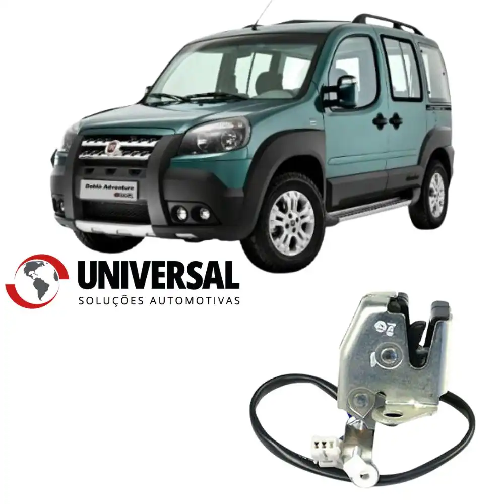 FECHADURA TAMPA TRAS FIAT DOBLO 2002 A 2014 ESQ (BAU) 2 FIOS