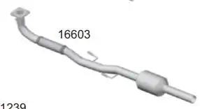 CANO SAIDA MOTOR FOX POLO 1.6 2002/ GAS C/CATALISADOR