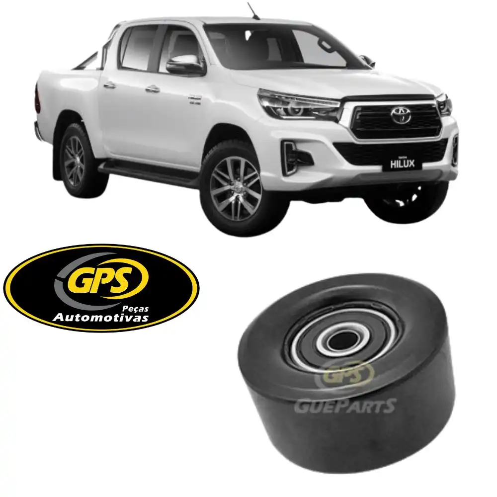 POLIA CORREIA ALTERNADOR HILUX 2.8 16V 2016 ACIMA