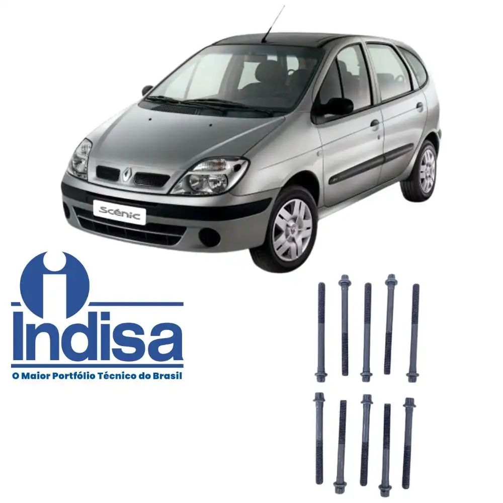 PARAFUSO CABECOTE RENAULT SCENIC MEGANE CLIO 00/ KANGOO 1.2