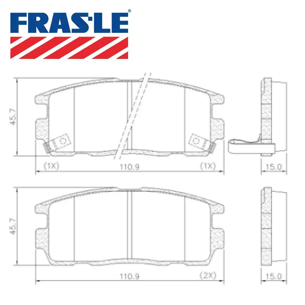 PASTILHA FREIO TRASEIRA CAPTIVA 2.4 16V 2006/ CERAMICA