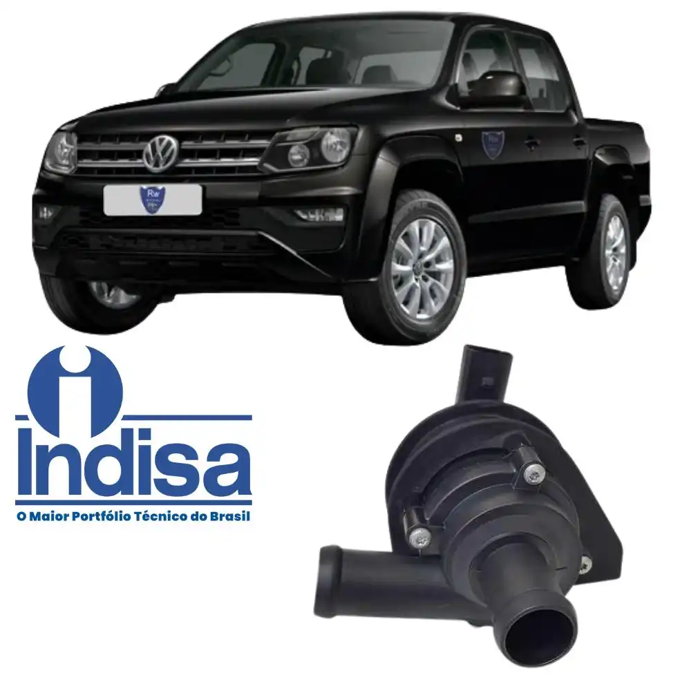 BOMBA DAGUA AMAROK 2.0 16V 2010 A 2022 AUXILIAR (2 PINOS)