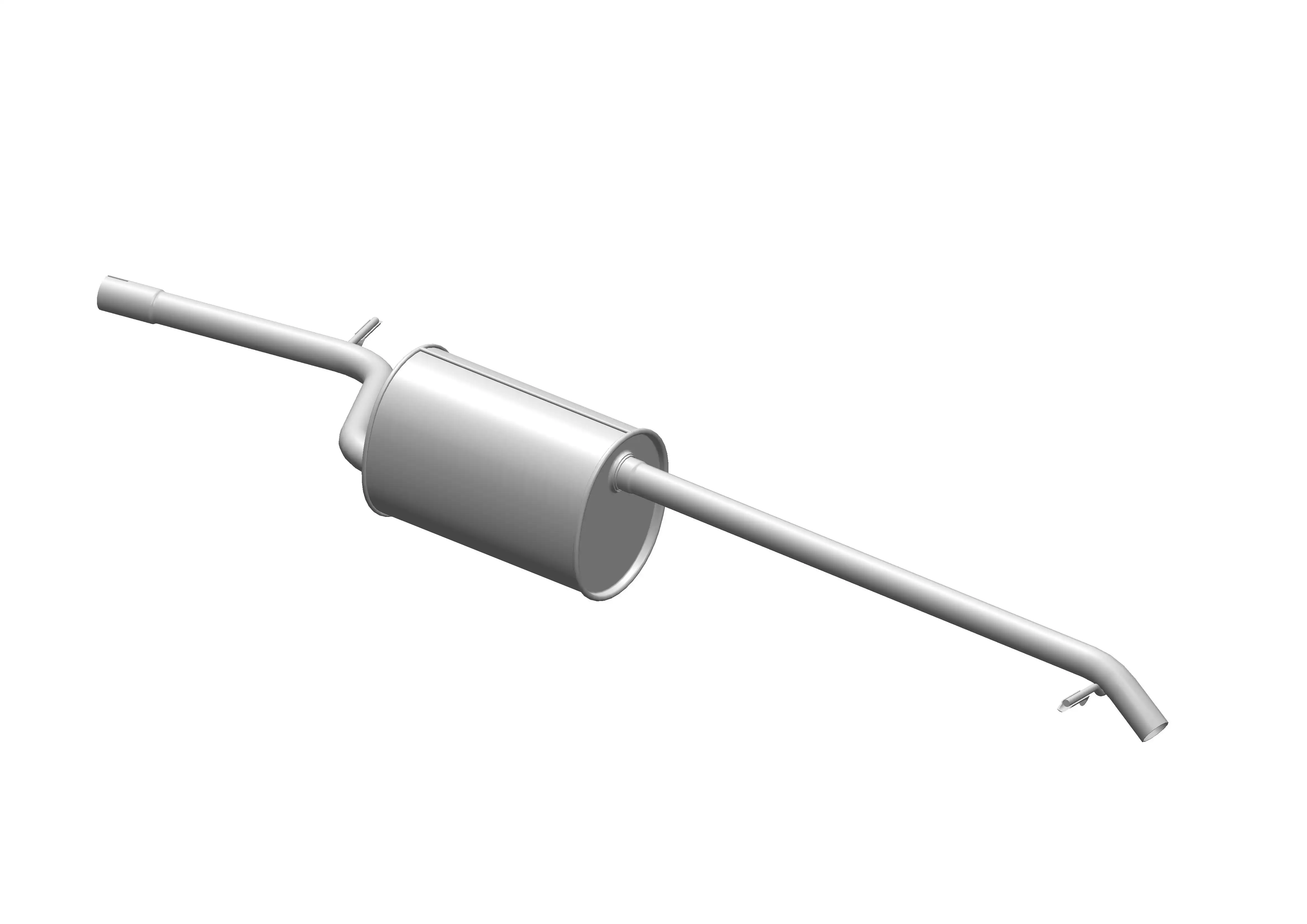 SILENC TRAS RENAULT KWID 1.0 12V 2017 EM DIANTE TUBO