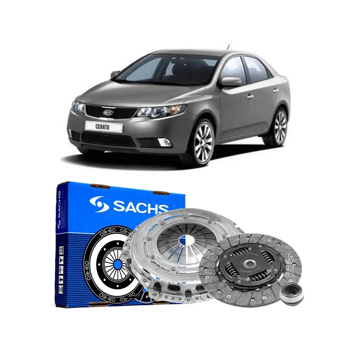 KIT EMBREAGEM KIA CERATO 1.6 16V 2009 A 2020
