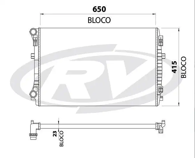 RADIADOR JETTA 1.4 TSI 2018 EM DIANTE