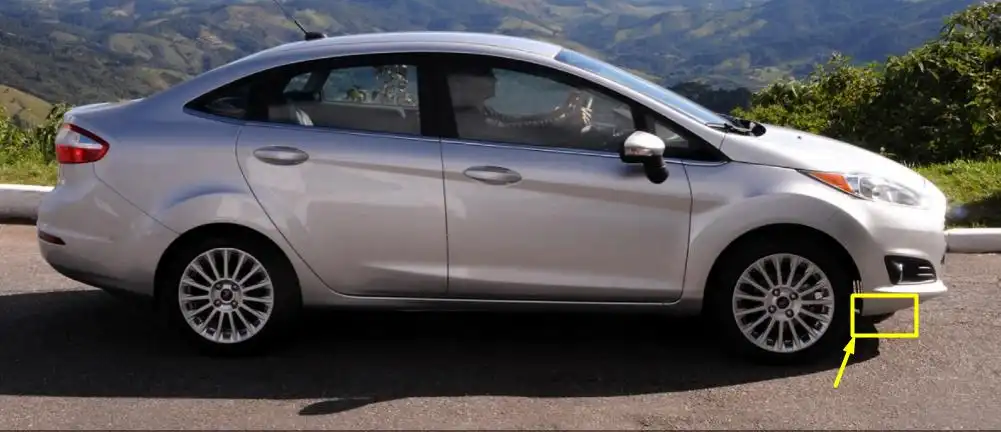 MOLDURA PARACHOQUE DIANT NEW FIESTA 10/12 ESQ