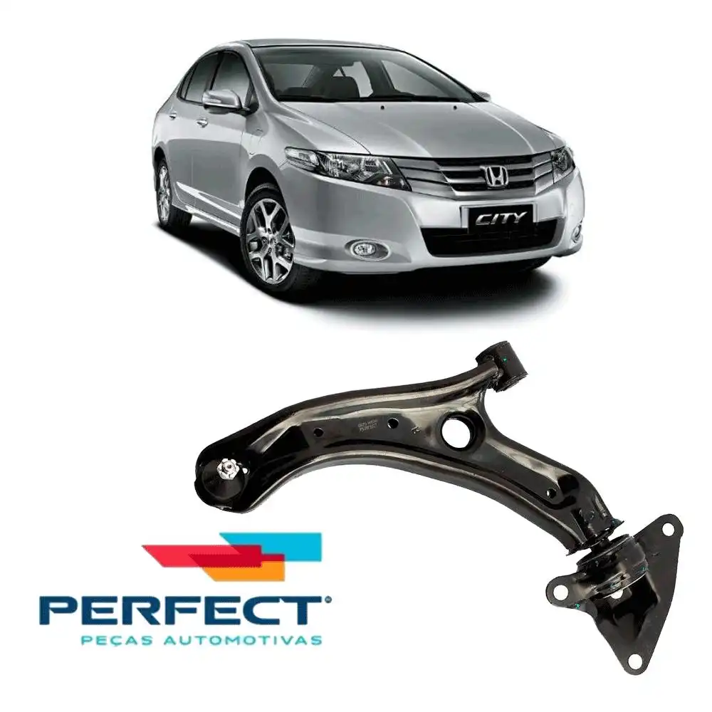 BANDEJA DIANTEIRA HONDA CITY 2009 A 2013 ESQUERDA COM PIVO