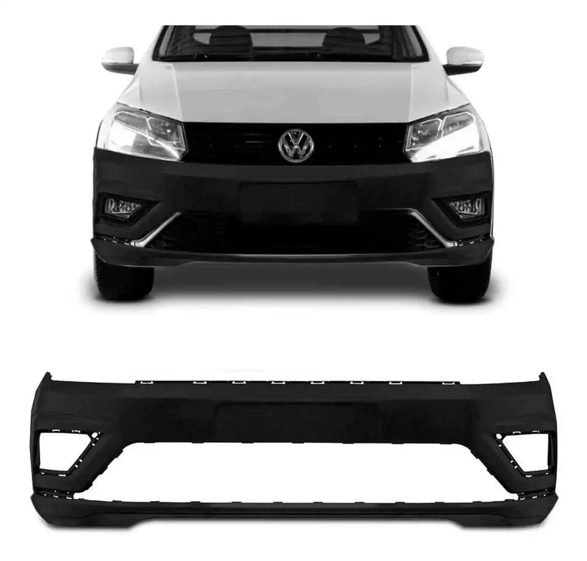 PARACHOQUE DIANT SAVEIRO GVII 17/ PRETO TEXTURIZADO