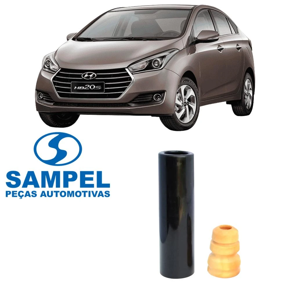 KIT AMORTECEDOR TRASEIRO HYUNDAI HB20 2012/
