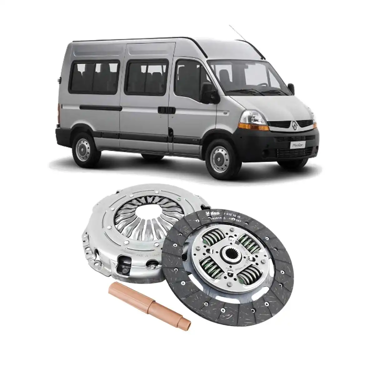 KIT EMBREAGEM RENAULT MASTER 2.2 2.5 2001 A 2012