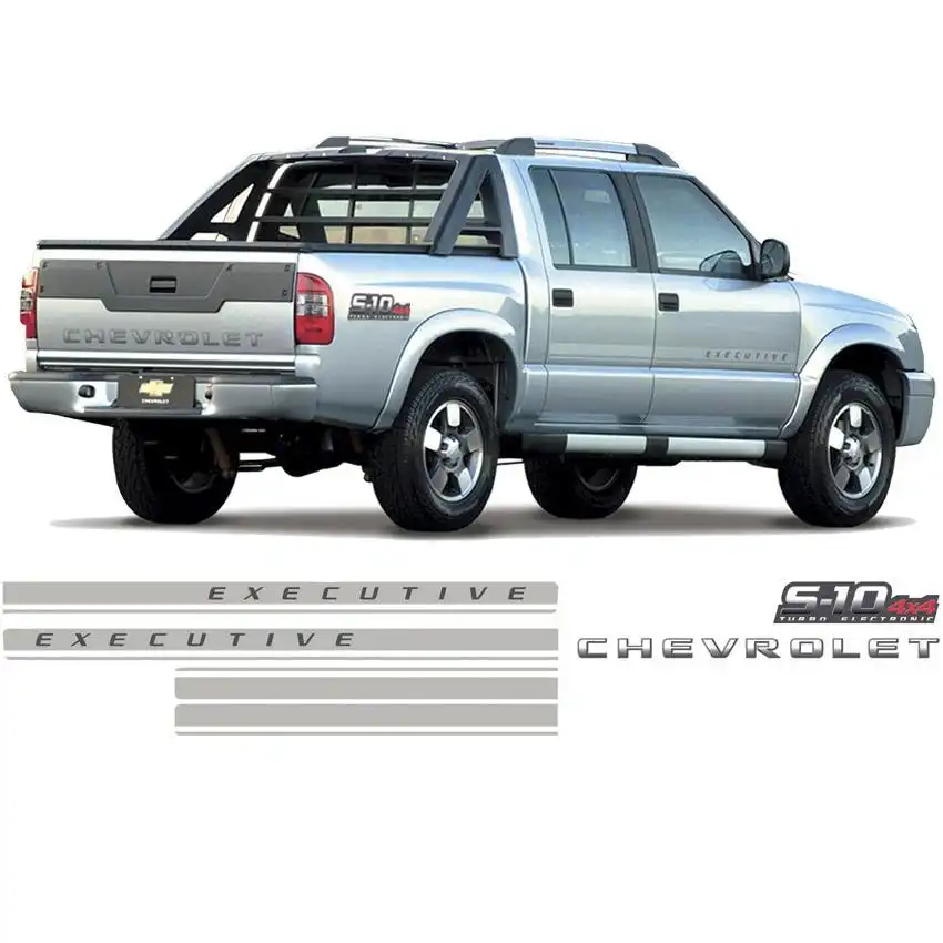 FAIXA LATERAL S-10 4X4 2009/ EXECUTIVE (CAB DUPLA)