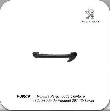 MOLDURA PARACHOQUE DIANT PEUGEOT 207 2012/ LARGA ESQ