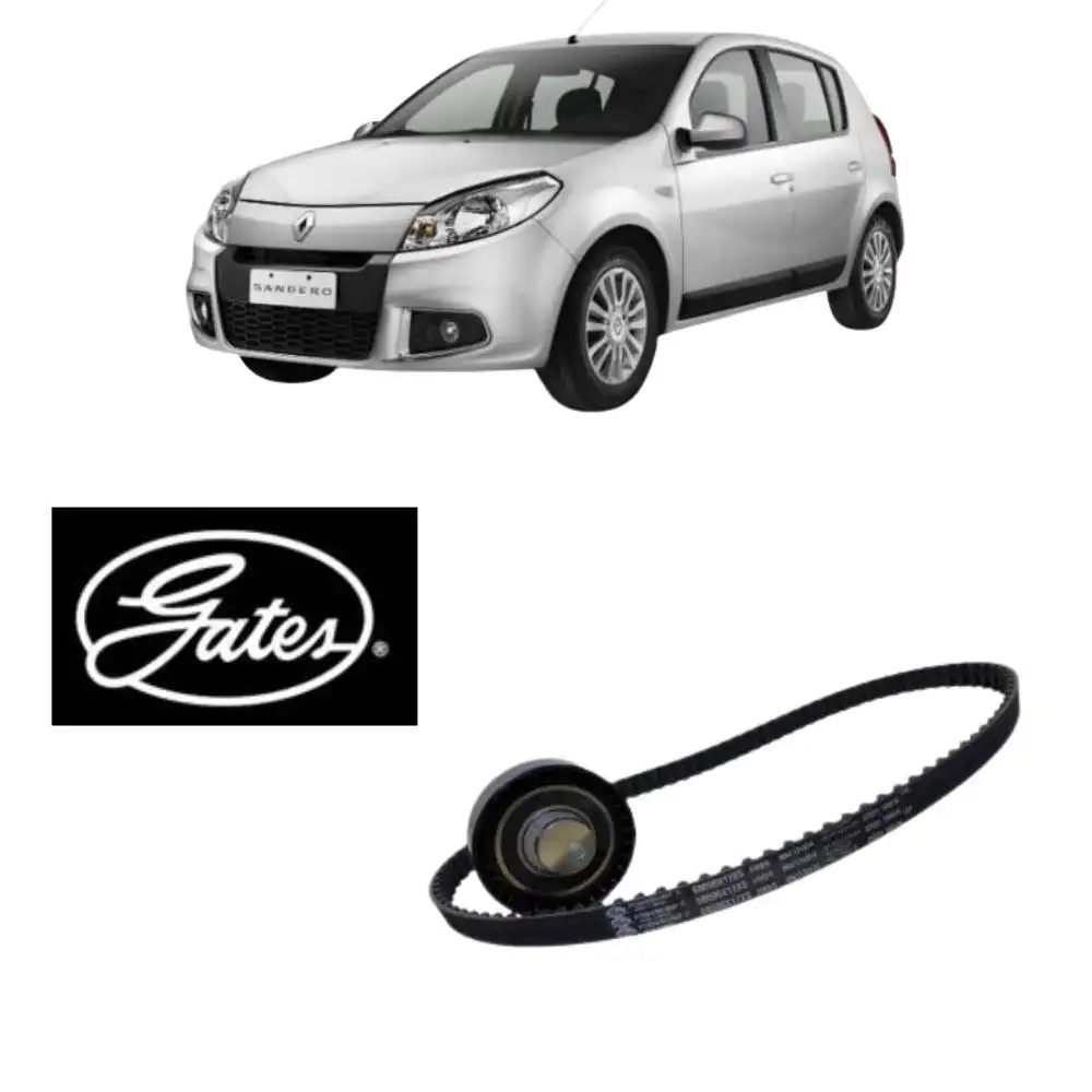 KIT CORREIA DENTADA SANDERO 1.6 8V 2010 A 2018
