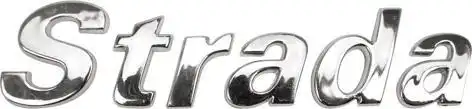 EMBLEMA FIAT STRADA CROMADO
