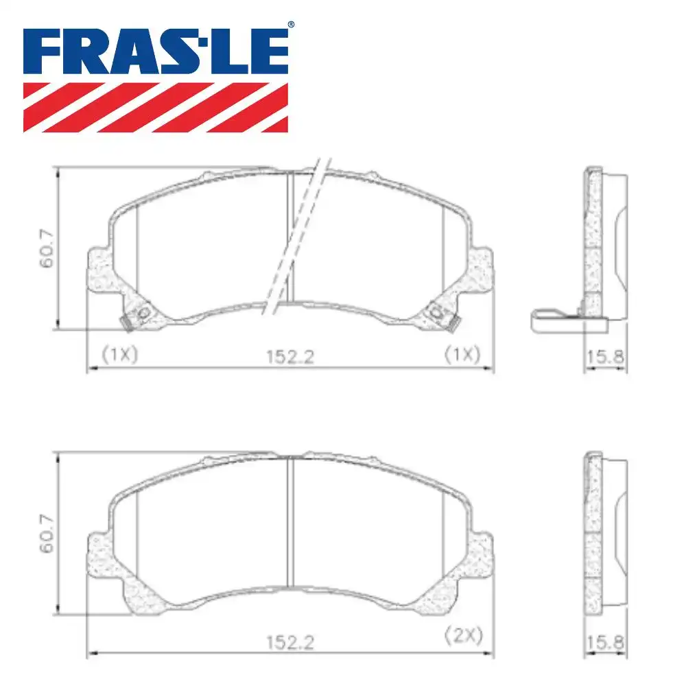 PASTILHA FREIO DIANTEIRA S-10 2.4 2.8 2012 A 2016