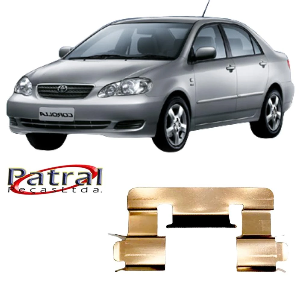 MOLA PASTILHA FREIO TOYOTA COROLLA 03/ (DIANT)