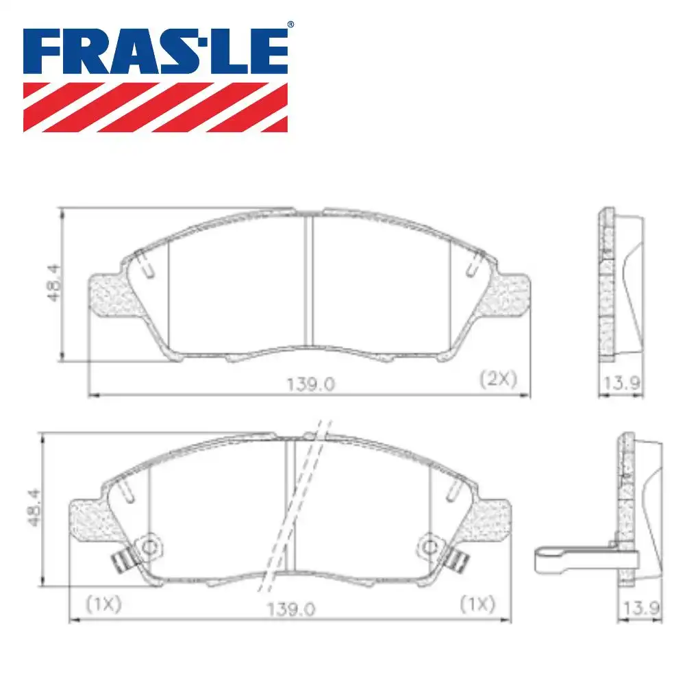 PASTILHA FREIO DIANTEIRA NISSAN MARCH 1.0 1.6 16V 2012/