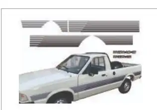 FAIXA LATERAL PAMPA 94 - CINZA