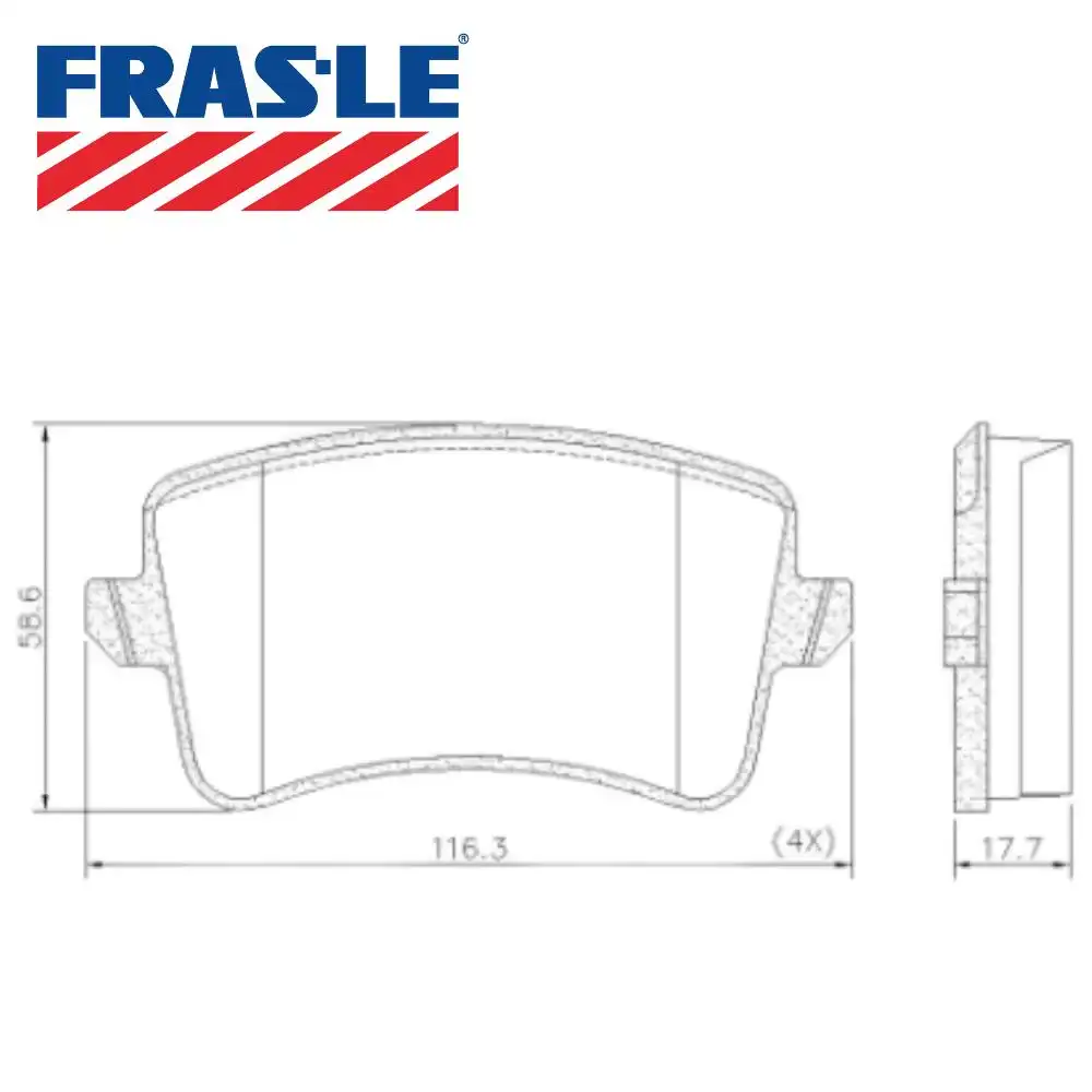 PASTILHA FREIO TRASEIRA AUDI A4 2.0 16V 2008 A 2015 CERAMICA