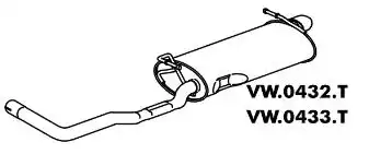 SILENC TRAS GOL 1.0 16V TURBO 00/01 GIII