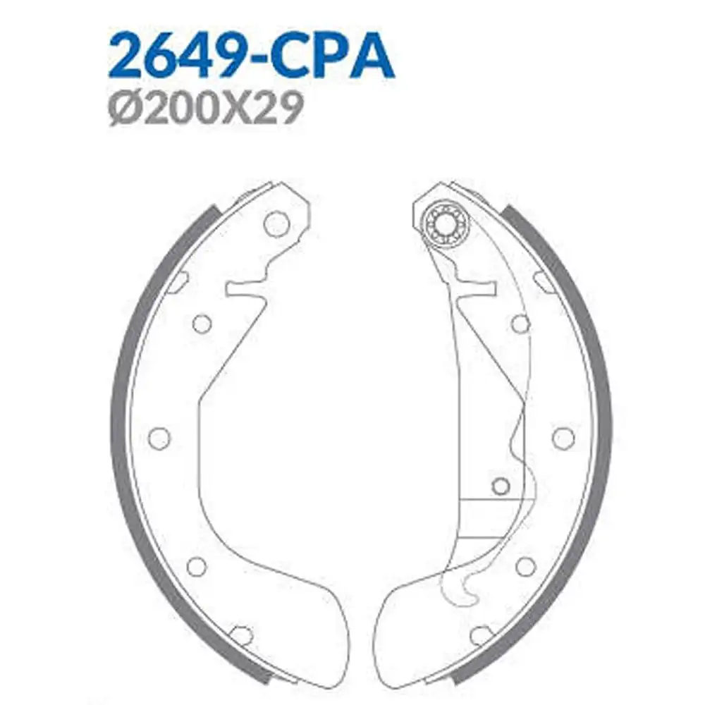 SAPATAS FREIO CORSA 94/ CORSA 02/ 1.0 1.4 AGILE 10/ SIST VAR