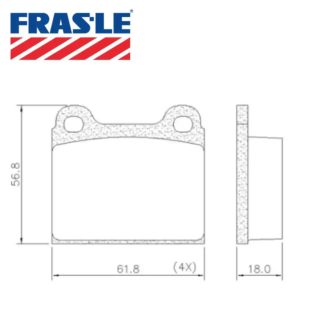 PASTILHA FREIO DIANTEIRA GOL 1981 A 1995 DISCO SOLIDO
